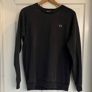 Under Armour Black Crewneck Sweatshirt Size Medium